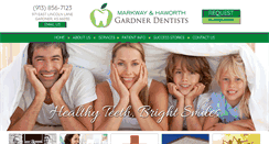 Desktop Screenshot of gardnerdentists.com